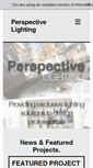 Mobile Screenshot of perspectivelighting.com